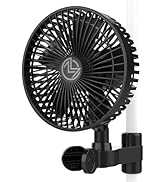 CANNABMALL Grow Tent Fan 7 Inch, EC Motor, Link to Smart Controller, Weatherproof IP-44, 4 Speeds...