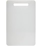 Fotouzy Plastic Utility Cutting Board with Handles, Food Safe PP Material, Dishwasher Safe, Thick...