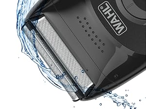 7065 Lithium Ion Rechargeable Wahl Compact Travel Shaver Black rinsable blades