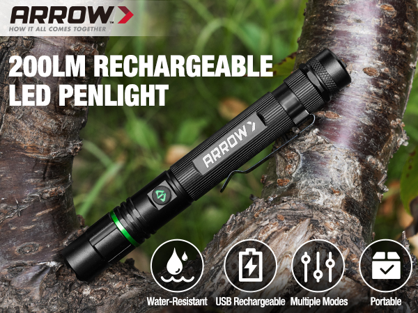 200LM RECHARGEABLE LED PENLIGHT