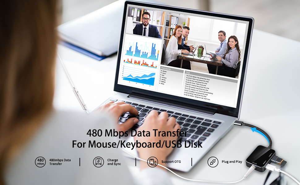 USB C to 3.5mm Audio Jack Adapter