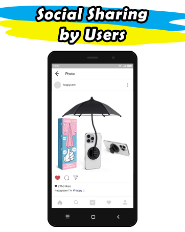 Phone Umbrella for Sun Shade