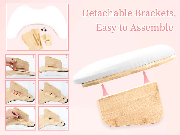 U-shaped Arm Rest for Nails Tech