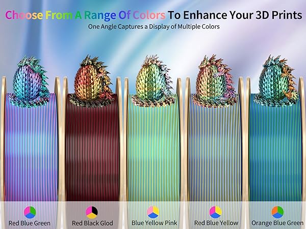 pla silk filament 1.75mm 3d printer 