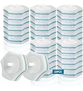 BALORIZ 32 Count Disposable Toilet Brush Refills, Upgraded Material Toilet Bowl Refills, Disposab...