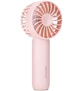 Nezylaf Mini Handheld Fan,Portable Fan Rechargeable with 3 Speeds,Travel Essential Summer Accesso...
