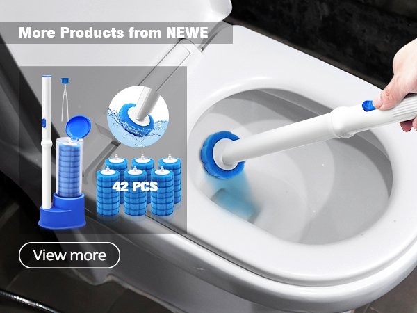 Disposable Toilet Brush with Tweezers