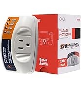 BXST One Outlet Plug in Voltage Protector for Home Protects Against High and Low Voltage Surge Pr...