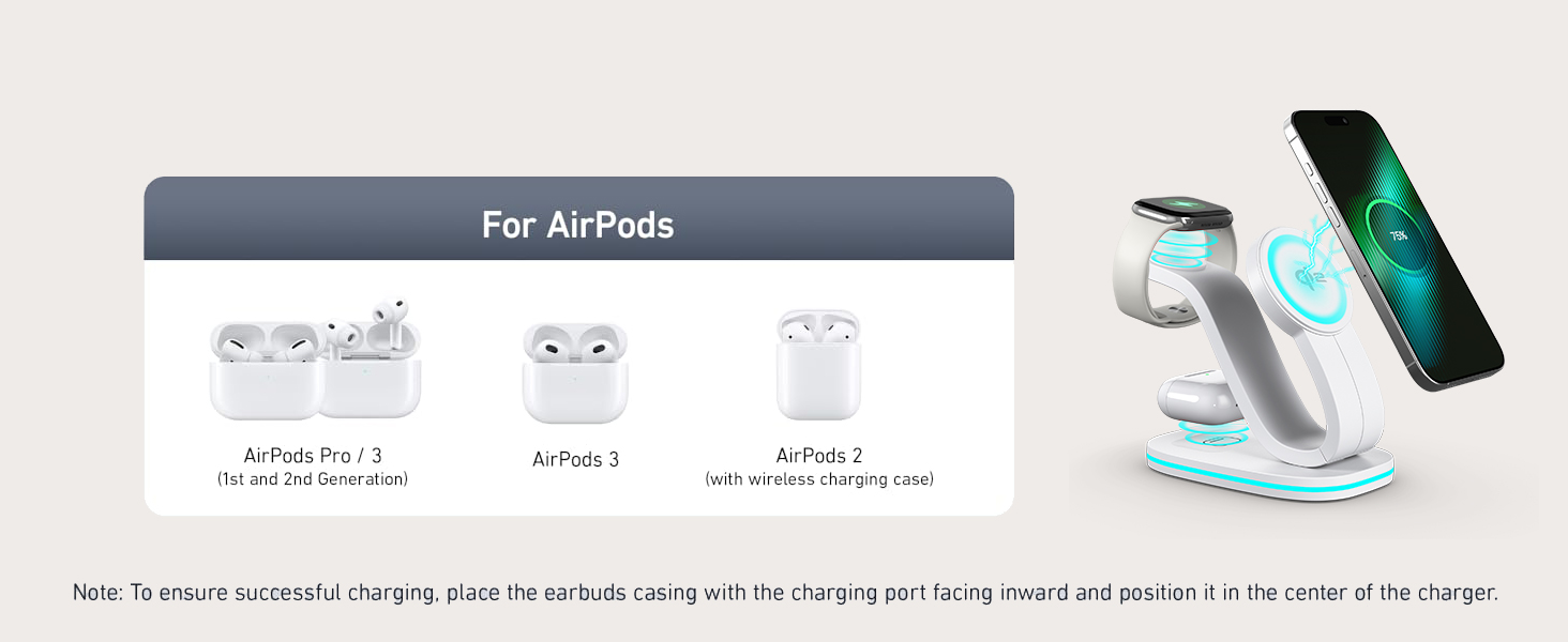 mag safe. charger for airpod pro 3 case apple watch accessories