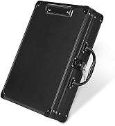 Sooez Key Lock Clipboard Storage Box, Heavy Duty Clipboard with Storage, Aluminum Locking Briefca...