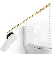 Universal White Metal Toilet Handle Replacement, Front Mount Toilet Flush Trip Lever Compatible w...