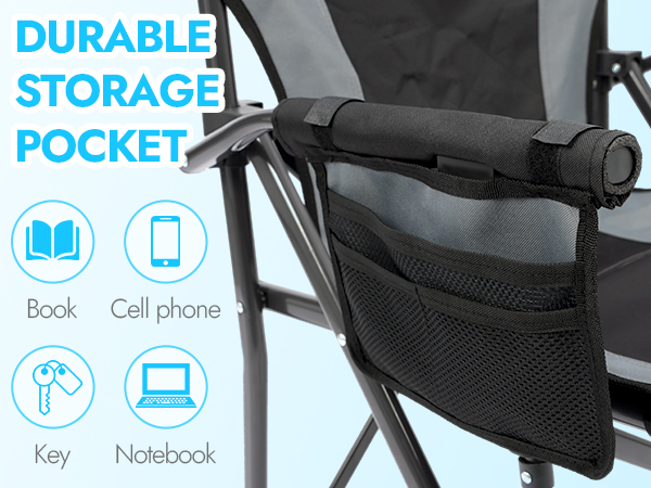 2 Pack Oversized Folding Camping Chair for Adults