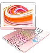 Touchpad Keyboard Case for iPad 9th Generation 10.2", iPad 9th/8th/7th Generation Case with Keybo...