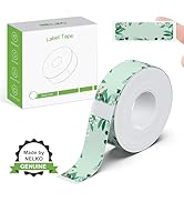 Nelko Genuine P21 Plant 1.0 Label Maker Tape, Adapted Label Print Paper, 14x40mm (0.55
