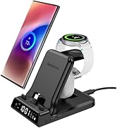 25W USB C Fast Charging Station for Samsung, SwanScout 701S, Foldable 3 in 1 Charging Dock Stand ...