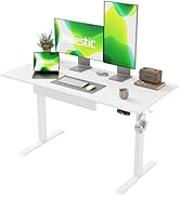 Agilestic Electric Standing Desk with Integrated Drawer, Height Adjustable Desk, Ergonomic Rising...