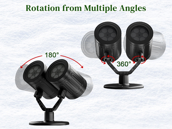 projector christmas lights outdoor