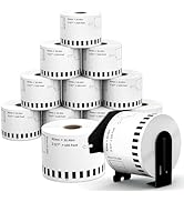 12 Rolls Replace Brother Continuous Label DK-2205 (2.4" X 100') Compatible with QL-800 QL-820 QL-...