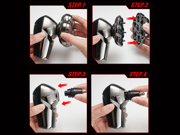 Easy to Replace Trimmer Attachments