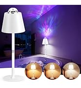 cambk Battery Operated Shower Lamp for Inside Bathroom,Rechargeable Waterproof Shower Light Dimma...