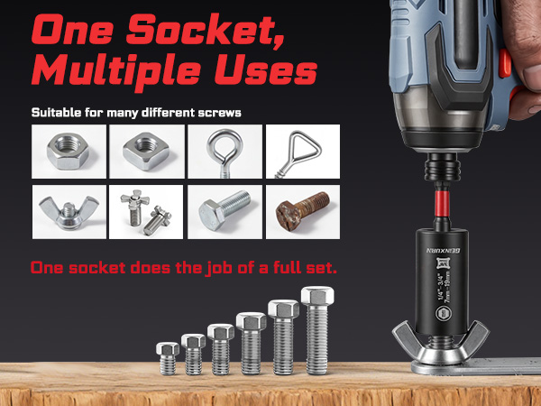 one socket, multiple uses