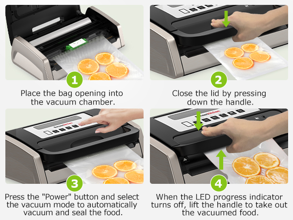 Food vacuum sealer
