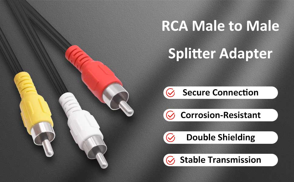 RCA AV Splitter Cable Adapter