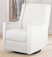 Delta Children Mercer Electronic Power Recliner and Swivel Glider with USB Port in LiveSmart Perf...