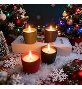 ikeda fragrance Scented Candle for Love Wishes, 4pcs Romantic Aromatherapy Candle with Colorful C...