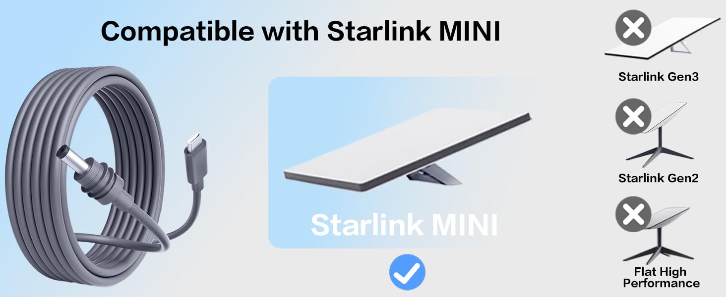starlink mini power cable