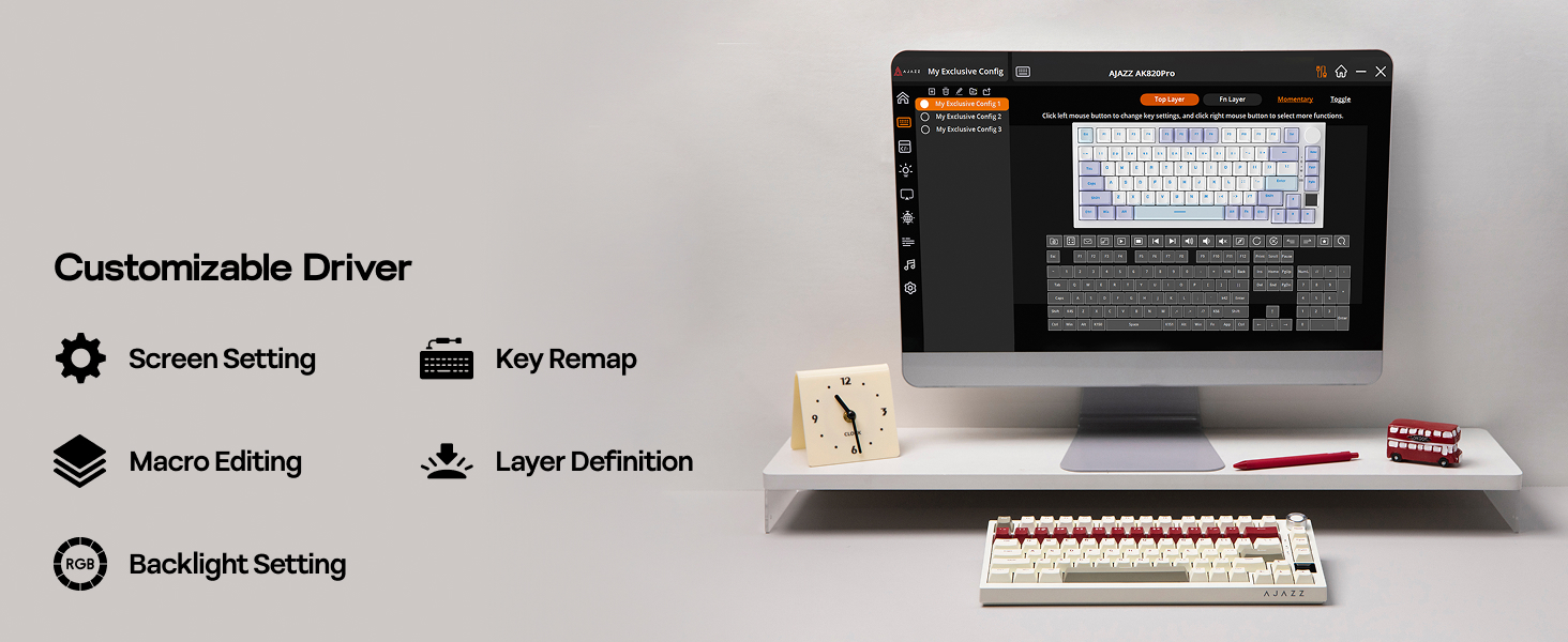 AK820 Pro Beige Gift Switch