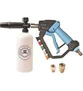 GDHXW 5000 PSI High Power Pressure Washer Gun with Swivel,with Foam Cannon 2 Adapter 5 Pressure W...