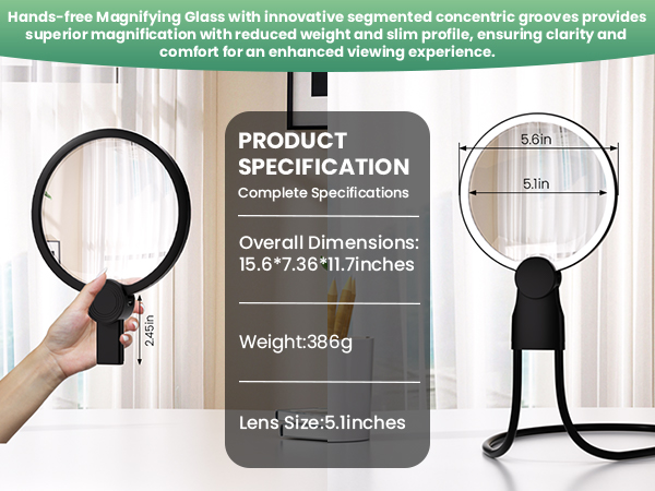 Reading Magnifier for Seniors