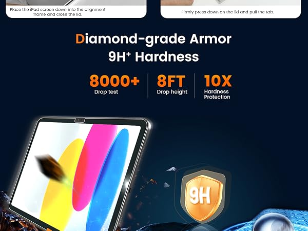 ipad a16 screen protector; ipad 10th generation screen protector
