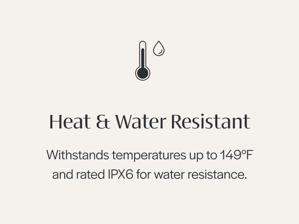 Our sauna speaker is made to last in the heat &amp; humidity of a sauna up to 149 degrees fahrenheit