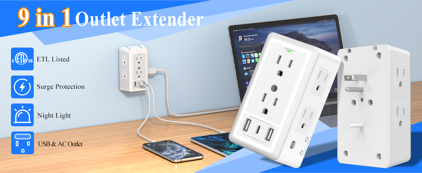 usb outlet extenders