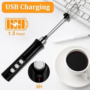 coffee frother handheld milk frother rechargeable cold foam milk frother coffee blender