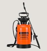 VIVOSUN 1.35-Gallon Pump Pressure Sprayer, Pressurized Lawn &amp; Garden Water Spray Bottle with Adju...