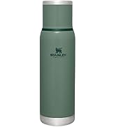 Stanley Adventure-To-Go Vacuum Bottle 1.1 qt | Wide Mouth w/Leakproof Cup Lid | Keep Drinks Hot o...