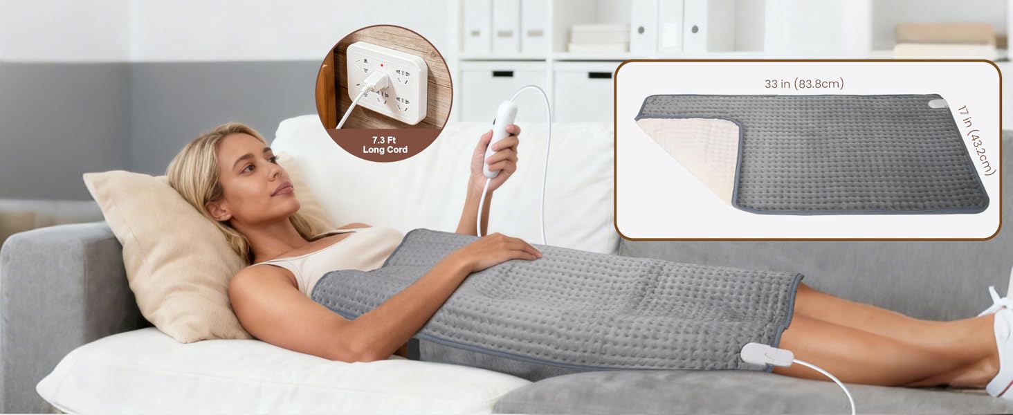 heating pad extra large hot pad for pain relief