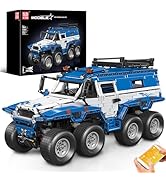 Mould King 13089 Off-Road Pickup Trucks Building Kits, MOC Shaman 8x8 Off-Road Car Sets Model wit...