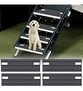 ESUDNT RV Step Covers – 4 Pack Camper Step Covers Deck, Slip Resistant EVA Foam RV Step Carpet, C...