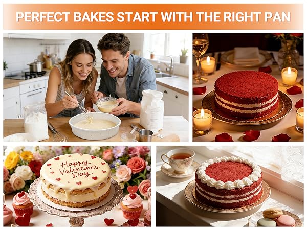 Round Cake Pan Set