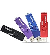 ENUODA 64GB USB Flash Drive 4 Pack Thumb Drives 64GB USB 2.0 Memory Stick Jump Drive Pen Drive fo...