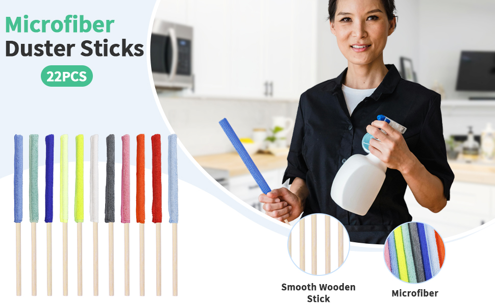 Microfiber Detail Duster Sticks