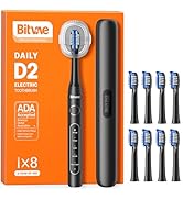 Bitvae ADA Accepted Electric Toothbrush, Travel Toothbrush Rechargeable for Adults and Kids, 60-D...