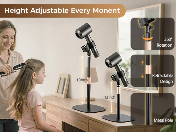 hair dryer stand