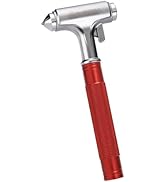 Car Window Breaker Seatbelt Cutter, Emergency Glass Braker, All-Metal Safety Hammer Escape Tool, ...