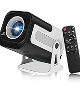 Built-in App Mini Portable Projector 4K Support