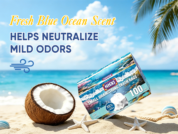 FRESH BLUE OCEAN SCENT ; HELPS NEUTRALIZE MILD ODORS